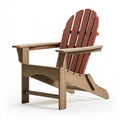 Sedia da giardino Adirondack 83 x 95 x 98 cm in legno composito marrone rosso con schienale reclinabile