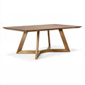 Tavolo da pranzo 200 x 100 x 75 cm in legno marrone - stile moderno
